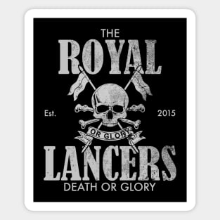 Royal Lancers (distressed) Magnet